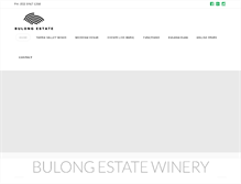 Tablet Screenshot of bulongestate.com.au